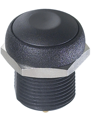 Apem - IRR3S422000 - Push-button Switch Momentary function black, IRR3S422000, Apem