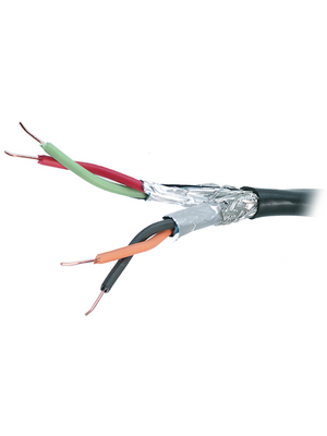 Belden - 1634A - Data cable shielded   2 x 2 0.34 mm2, 1634A, Belden