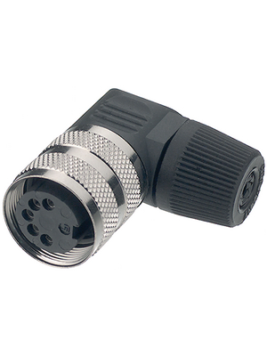 Binder - 09-0136-70-03 - Cable socket angled, 682 series 3-pole Poles=3, 09-0136-70-03, Binder