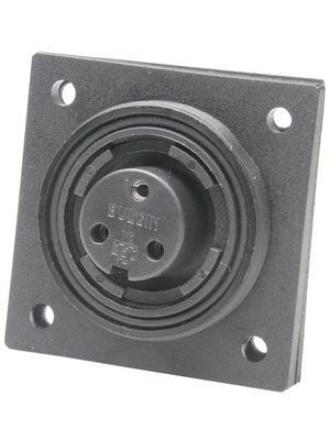 Bulgin - PX0765/S - Panel Mount Sockets Standard Buccaneer? with flange Poles 3, PX0765/S, Bulgin