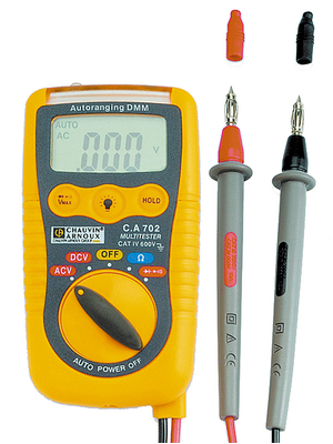 Chauvin Arnoux - CA702 - Multimeter digital 2000 digits 600 VAC 600 VDC, CA702, Chauvin Arnoux