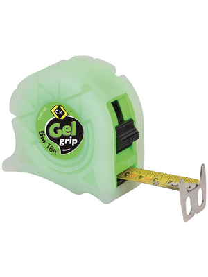 C.K Tools - T3445-16G - GEL grip tape measure 83 x 73 x 43 mm 5 m 19 mm 83 mm, T3445-16G, C.K Tools