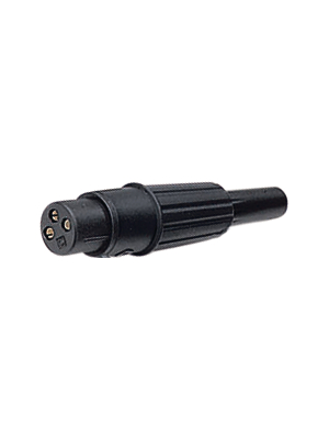 Cliff - APF - XLR Cable socket 3 N/A black, APF, Cliff