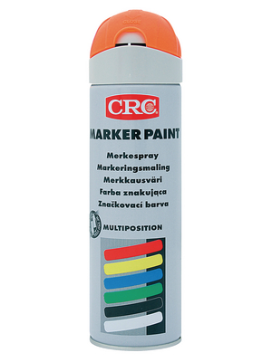 CRC - MARKER PAINT, LEUCHT-ORANGE - Marker spray Spray 500 ml, MARKER PAINT, LEUCHT-ORANGE, CRC