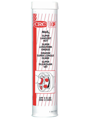 CRC - MOS2 SUPERLANGZEITFETT400G, NO - Black high-pressure grease Cartridge 400 g, MOS2 SUPERLANGZEITFETT400G, NO, CRC