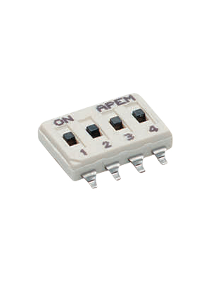 Apem - IKN0203000 - DIL switch SMD 2P, IKN0203000, Apem