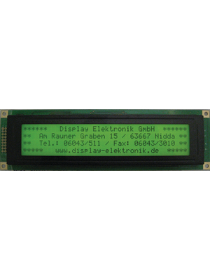 Display Elektronik DEM 40491 SYH-LY