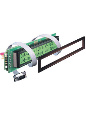 Electronic Assembly - EA SER162-CNLEK - LCD, point display 4.35 mm 2 x 16, EA SER162-CNLEK, Electronic Assembly