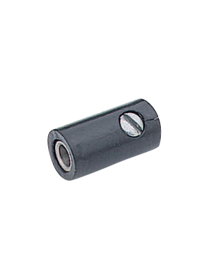 Donau - 2,6MM SCHW ZWERG-KUPPLUNG - Cable socket, black, 2,6MM SCHW ZWERG-KUPPLUNG, Donau