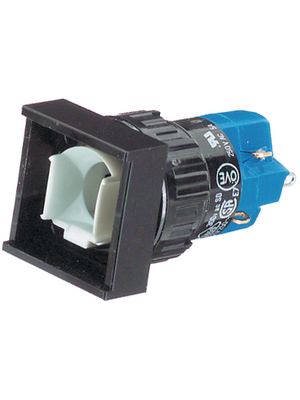 EAO - 31-151.0252 - Illuminated push button 18 x 18 mm 1 make contact + 1 break contact, 31-151.0252, EAO