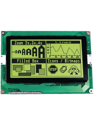 Electronic Assembly - EA GE240-7KV24K - Graphic LCD display 240 x 128 Pixel, EA GE240-7KV24K, Electronic Assembly