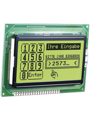 Electronic Assembly - EA W128-6N2LED - LCD-graphic display 128 x 64 Pixel, EA W128-6N2LED, Electronic Assembly