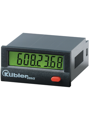 Kbler - 6.134.012.853 - Hour Meter 7-digit - LCD 100000 h 10...260 VAC/DC, 6.134.012.853, Kbler