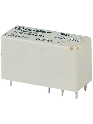 Finder - 41.52.8.230.0000 - PCB power relay 230 VAC 400 mW, 41.52.8.230.0000, Finder