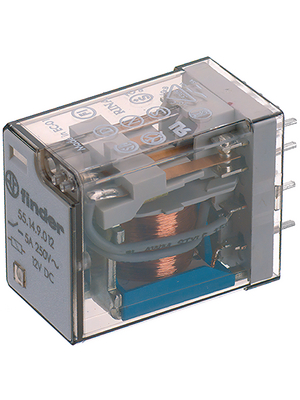 Finder - 55.14.9.012.0000 - Industrial relay 12 VDC 140 Ohm 1 W, 55.14.9.012.0000, Finder