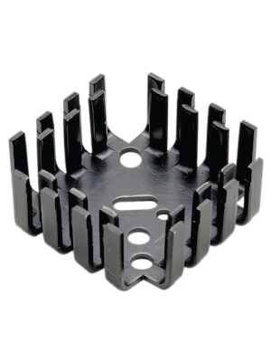 Fischer Elektronik - FK 223 SA-CB - Heat sink 42 mm 6.8 K/W black anodised, FK 223 SA-CB, Fischer Elektronik