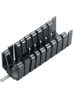 Fischer Elektronik - FK 240 SA 220 V - Heat sink 38.1 mm 16 K/W black anodised, FK 240 SA 220 V, Fischer Elektronik