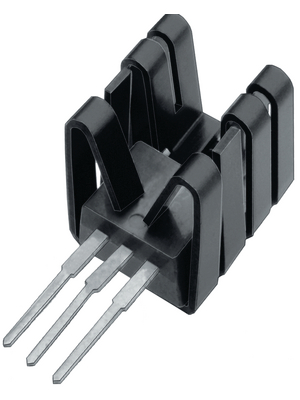 Fischer Elektronik - FK 242 SA 220 O - Heat sink 15.2 mm 26 K/W black anodised, FK 242 SA 220 O, Fischer Elektronik