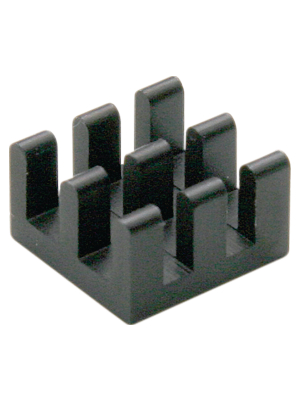 Fischer Elektronik - ICK BGA 10 X 10 - Heat sink 10 mm 30 K/W black anodised, ICK BGA 10 X 10, Fischer Elektronik