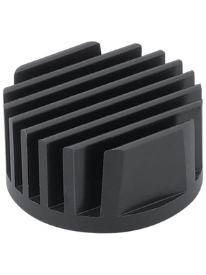 Fischer Elektronik - ICK LED R 33 X 16,5 - Heat Sink for LED 13.87 K/W black anodised, ICK LED R 33 X 16,5, Fischer Elektronik