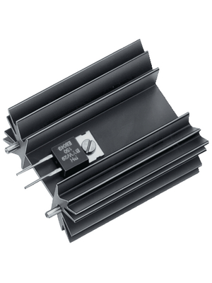 Fischer Elektronik - SK 129/ 50,8/ STS - Heat sink 50.8 mm 5.3 K/W black anodised, SK 129/ 50,8/ STS, Fischer Elektronik