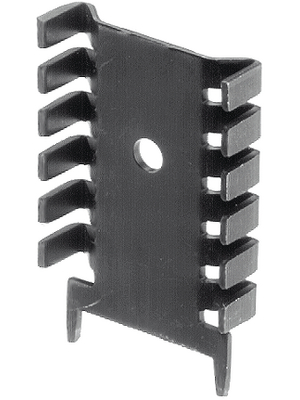 Fischer Elektronik - FK 218 SA-32 - Heat sink 31.6 mm 25 K/W black anodised, FK 218 SA-32, Fischer Elektronik