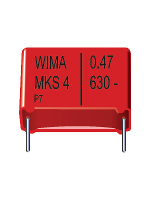 Wima - MKS4D042204F00KSSD - Capacitor 2.2 uF 100 VDC / 63 VAC, MKS4D042204F00KSSD, Wima