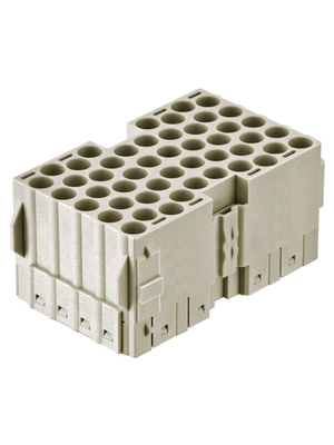 HARTING - 11 05 648 3001 - Monoblock,16 A,500 V,Pole no.-48,Gender of contacts-Male, 11 05 648 3001, HARTING