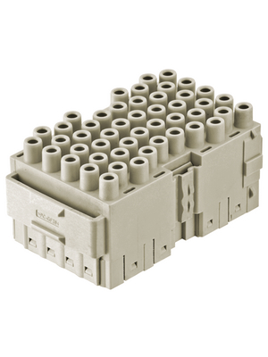 HARTING - 11 05 648 3101 - Monoblock,16 A,500 V,Pole no.-48,Gender of contacts-Female, 11 05 648 3101, HARTING