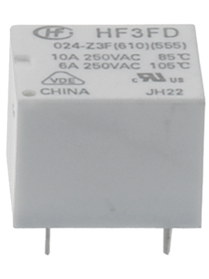 Hongfa - HF3FD/012-Z3F 610 - PCB power relay 12 VDC 360 mW, HF3FD/012-Z3F 610, Hongfa