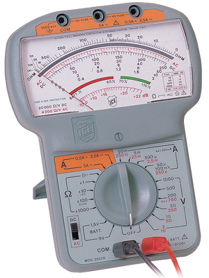 ICE Italy - 2820R - Multimeter analogue 1000 V 2.5 A, 2820R, ICE Italy