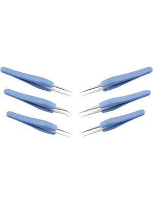 Ideal Tek - K6 DR - ESD Set of tweezers, ESD, K6 DR, Ideal Tek