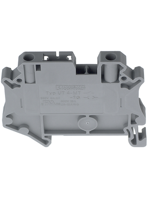 Phoenix Contact - UT 4-TG - Terminal block grey 0.14...2.5 mm2, UT 4-TG, Phoenix Contact