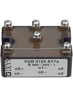 Ixys - VGB0124AY7A - Bridge rectifier 1400 V 1.0 A, VGB0124AY7A, Ixys