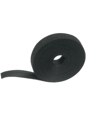 Thomas&Betts - FOR180-50-0 - Hook and loop reel black 4.5 m x19.1 mm, FOR180-50-0, Thomas&Betts