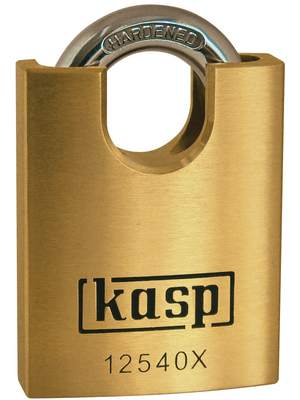 Kasp - K12540XD - Padlock brass 40 mm, K12540XD, Kasp