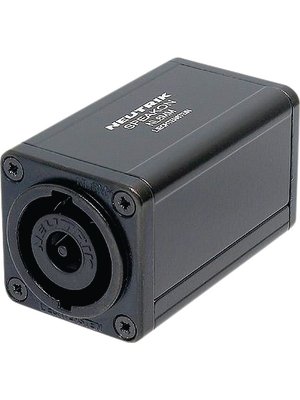 Neutrik - NL8MM - Coupler Speakon black 8P, NL8MM, Neutrik