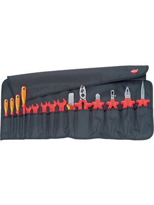 Knipex - 98 99 13 - Tool roll, 15-piece 15 p. VDE, 98 99 13, Knipex