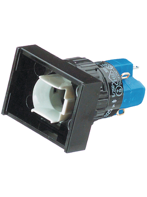 EAO - 31-121.0252 - Illuminated push button 18 x 24 mm 1 make contact + 1 break contact, 31-121.0252, EAO