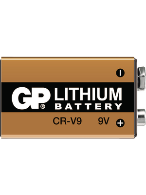 GP Batteries - GP CRV9-2 9V LITHIUM - Primary Lithium-Battery 9 V 6AM6/9V, GP CRV9-2 9V LITHIUM, GP Batteries