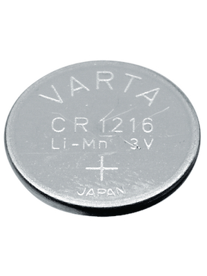 VARTA - CR1216 - Button cell battery,  Lithium, 3 V, 25 mAh, CR1216, VARTA