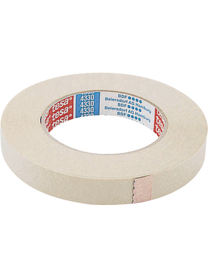 Tesa - 4330 50X9 - Soldering masking tape, 9mmx50m beige 9 mmx50 m, 4330 50X9, Tesa