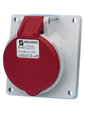 Mennekes - 1473 - CEE attachment sockets red 16 A/400 VAC, 1473, Mennekes