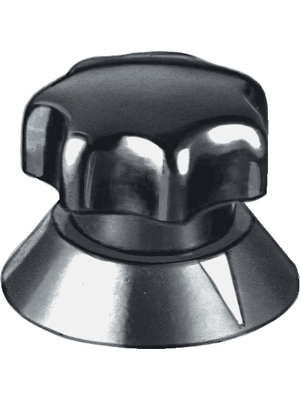 Mentor - 321.611 - Instrument knob black 25 mm, 321.611, Mentor