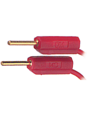 Staeubli Electrical Connectors - LK1-A 030CM RED - Test lead ? 1 mm red 30 cm 0.12 mm2 CAT I, LK1-A 030CM RED, St?ubli Electrical Connectors