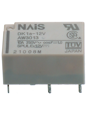 Panasonic - DK1A-5V-F - PCB power relay 5 VDC 200 mW, DK1A-5V-F, Panasonic