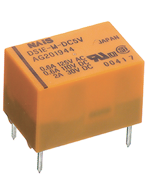 Panasonic - DS1E-M-DC5V - Signal relay 5 VDC 62.5 Ohm 400 mW THD, DS1E-M-DC5V, Panasonic