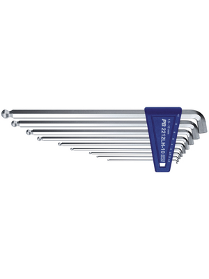 PB Swiss Tools - PB 2212LH - Allen key set 1.5-2-2.5-3-4-5-6-8-10, PB 2212LH, PB Swiss Tools