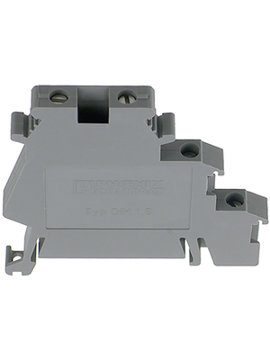 Phoenix Contact - DIK 1,5 - Terminal block grey 0.2...2.5 mm2, DIK 1,5, Phoenix Contact