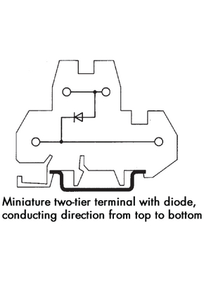 Phoenix Contact - MBKKB 2,5 DIO/O-U - Terminal block grey 0.2...2.5 mm2, MBKKB 2,5 DIO/O-U, Phoenix Contact